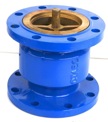 Hierro dúctil vertical ensanchado doble de control de HC41X del silenciador silencioso PN10 PN16 de la válvula