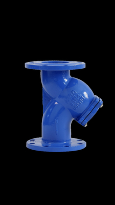 Tipo aguas residuales dúctiles de Y del hierro de la válvula de control de bola del filtro PN16 QT450 DN300